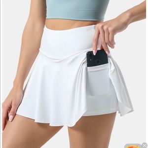 White Halara Tennis Skort - Size L